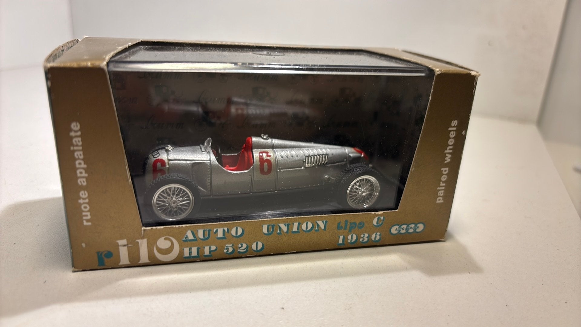 Auto union type c brumm 1.43, Overige merken, Auto, Ophalen of Verzenden, A