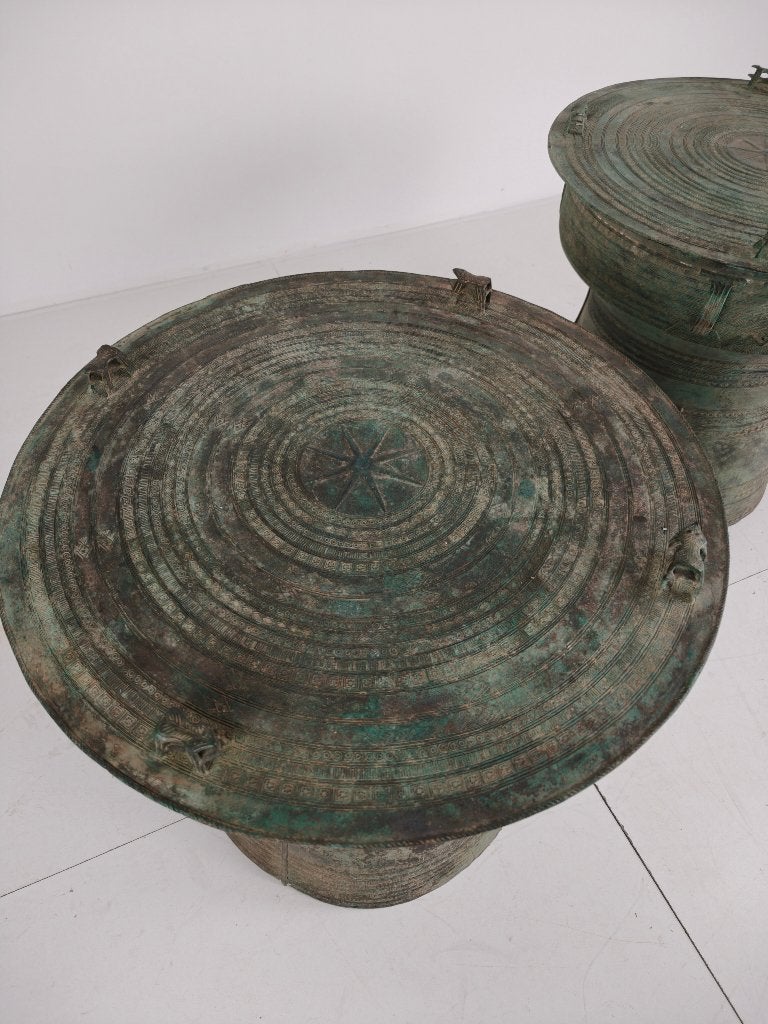 Grote Zuidoost-Aziatische bronzen regendrum (los te koop), Ophalen of Verzenden