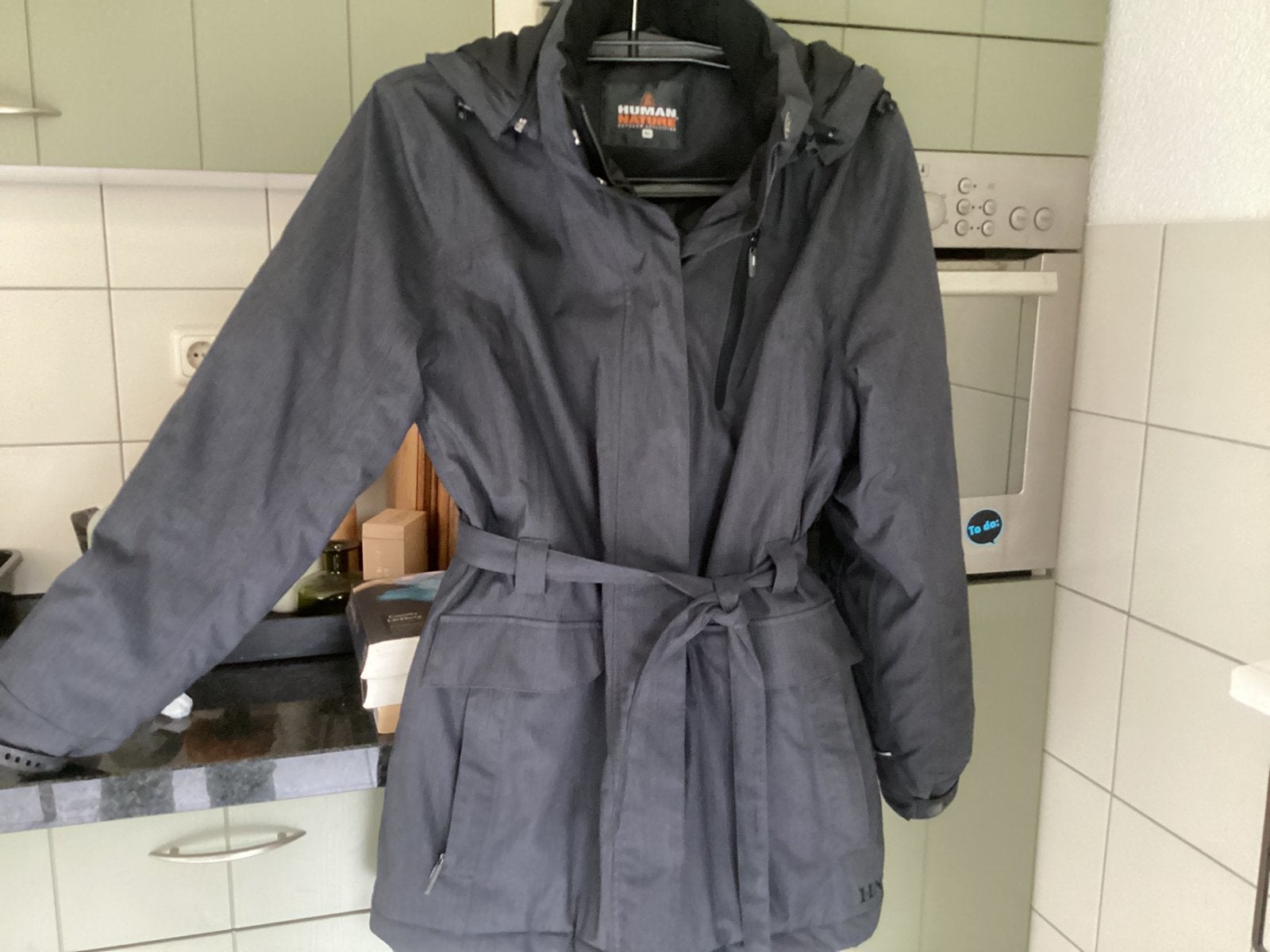 Human Nature winterjas dames maat XL. Grijs. ANWB., Ophalen of Verzenden, Zo goed als nieuw, Maat 46/48 (XL) of groter, Grijs