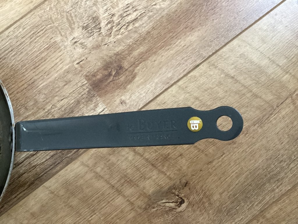 De Buyer koekenpan 28cm, Huis en Inrichting, Koekenpan, Gebruikt, Gietijzer, De Buyer