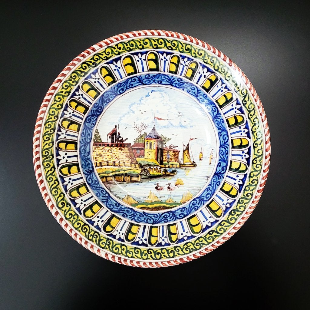Diep bord Fries aardewerk, Antiek en Kunst, Ophalen of Verzenden