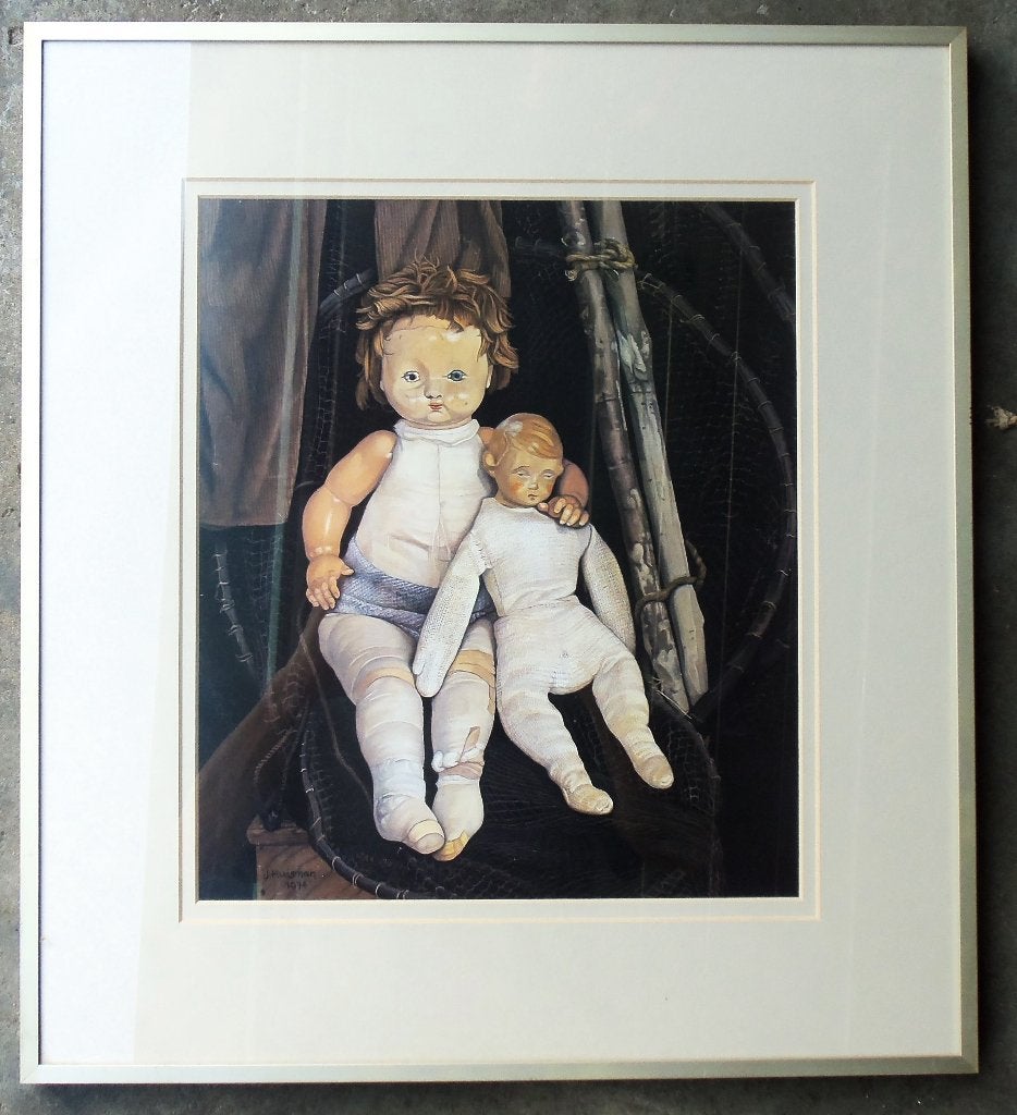 prachtige print van Jopie Huisman, Ophalen, Stilleven, Ingelijst, Realistisch
