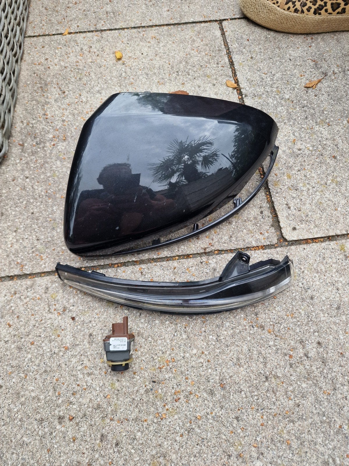 Mercedes-Benz buitenspiegelkap, knipperlicht en sensor, Auto-onderdelen, Spiegels, Ophalen of Verzenden, Gebruikt, Mercedes-Benz
