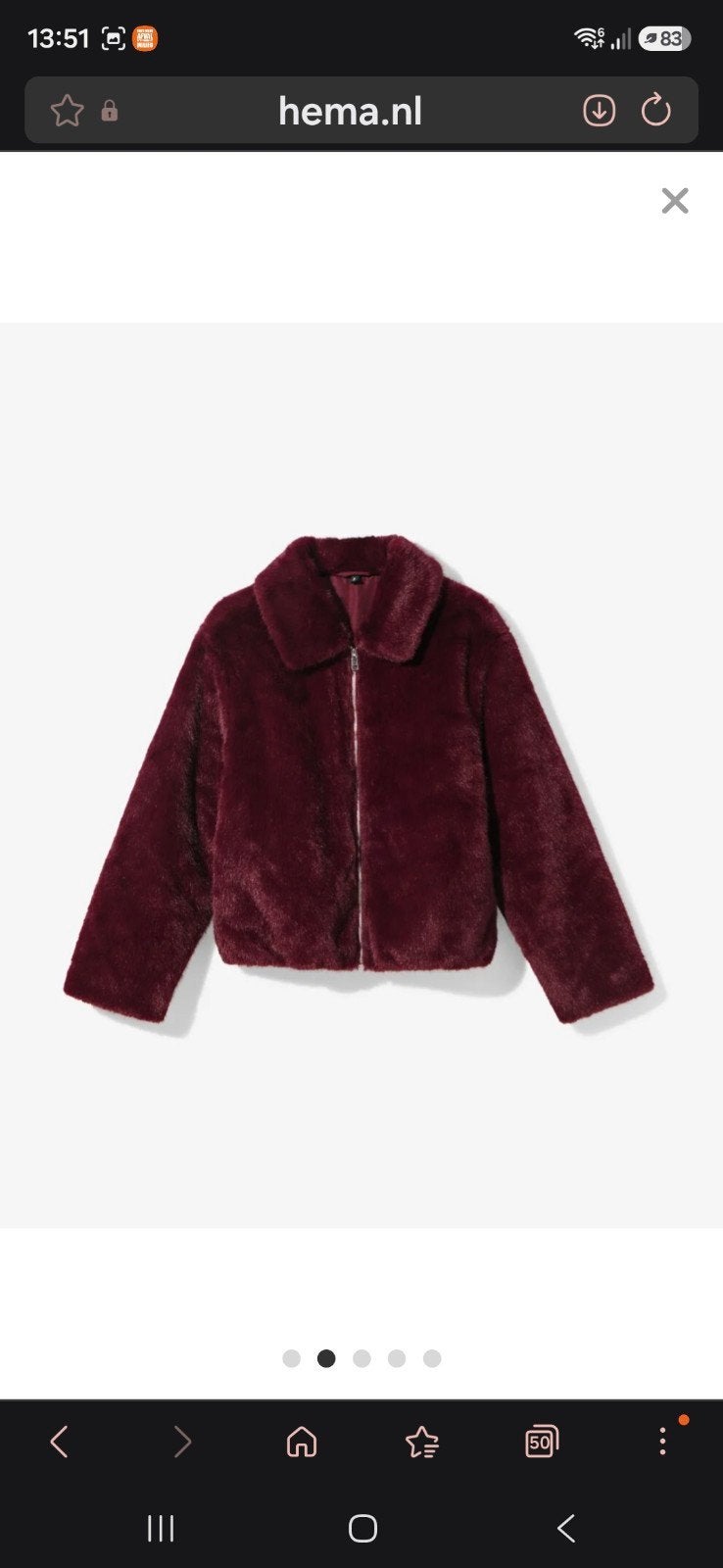blouse en jasje in warm bordeaux rood. 1 keer gedragen.