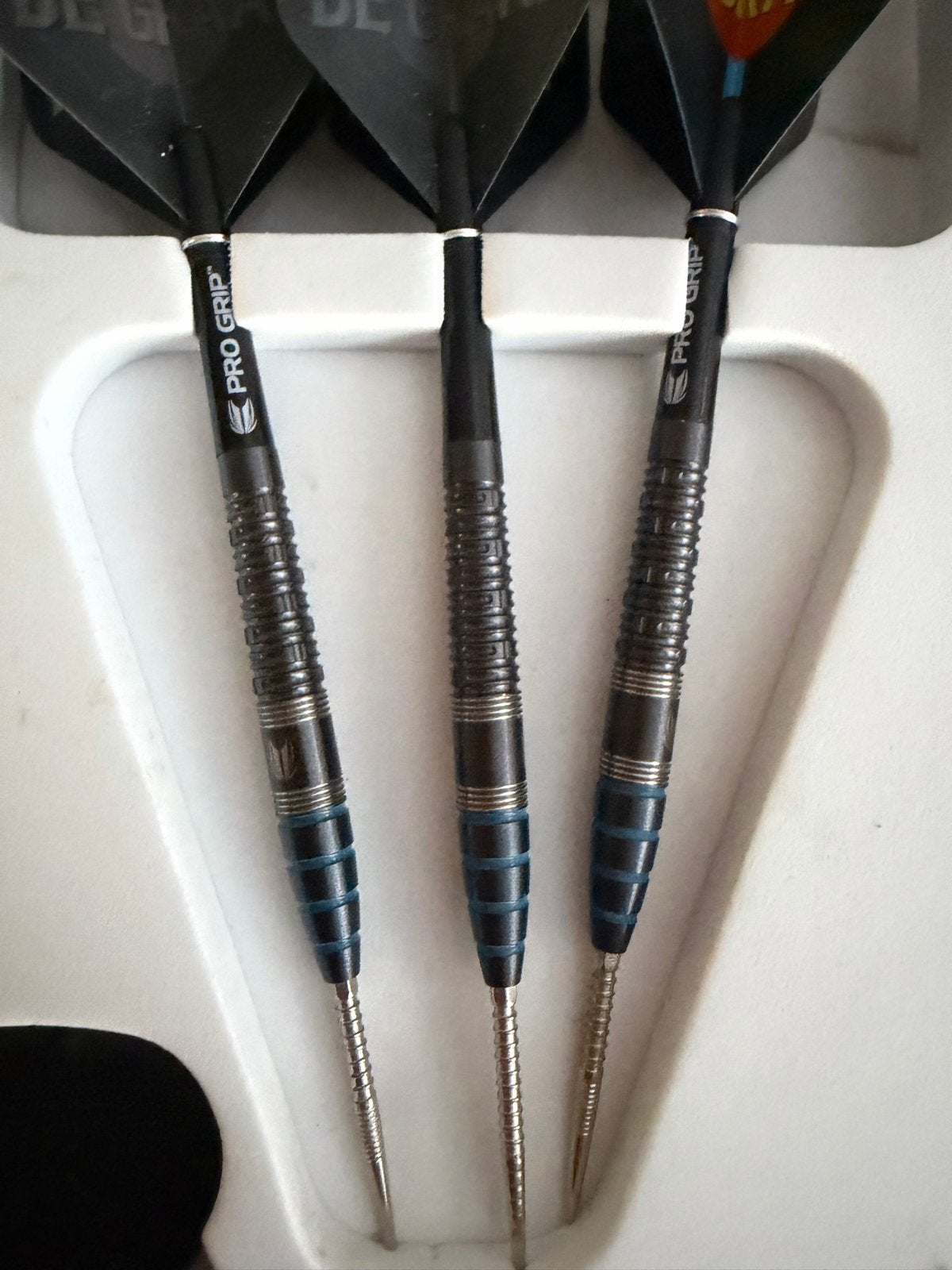 Jeffrey de Graaf darts 23 gram, Verzenden, Zo goed als nieuw, Pijlen
