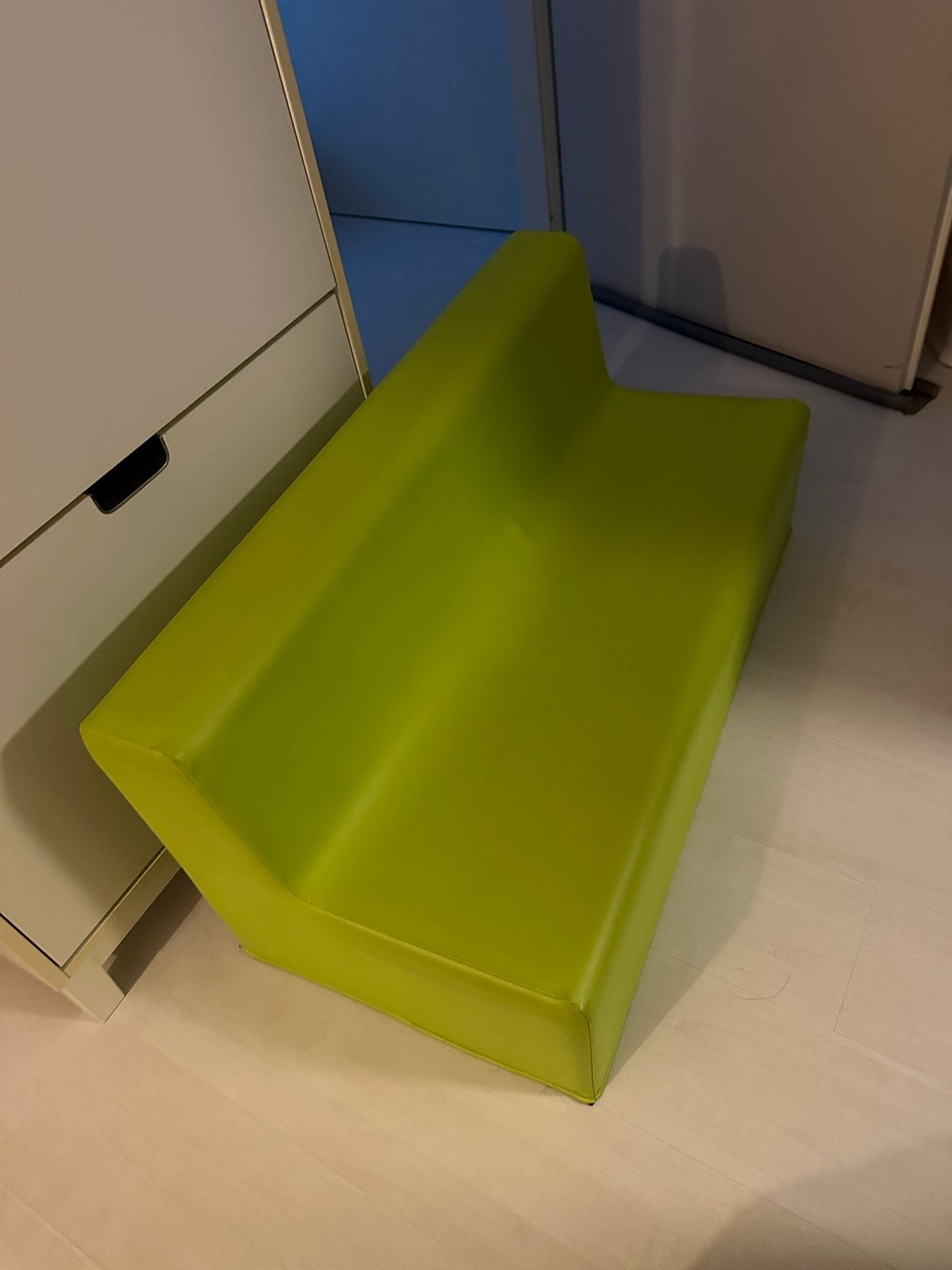 Wesco kinderbankje/zitje - groen, Ophalen, Gebruikt, Stoel