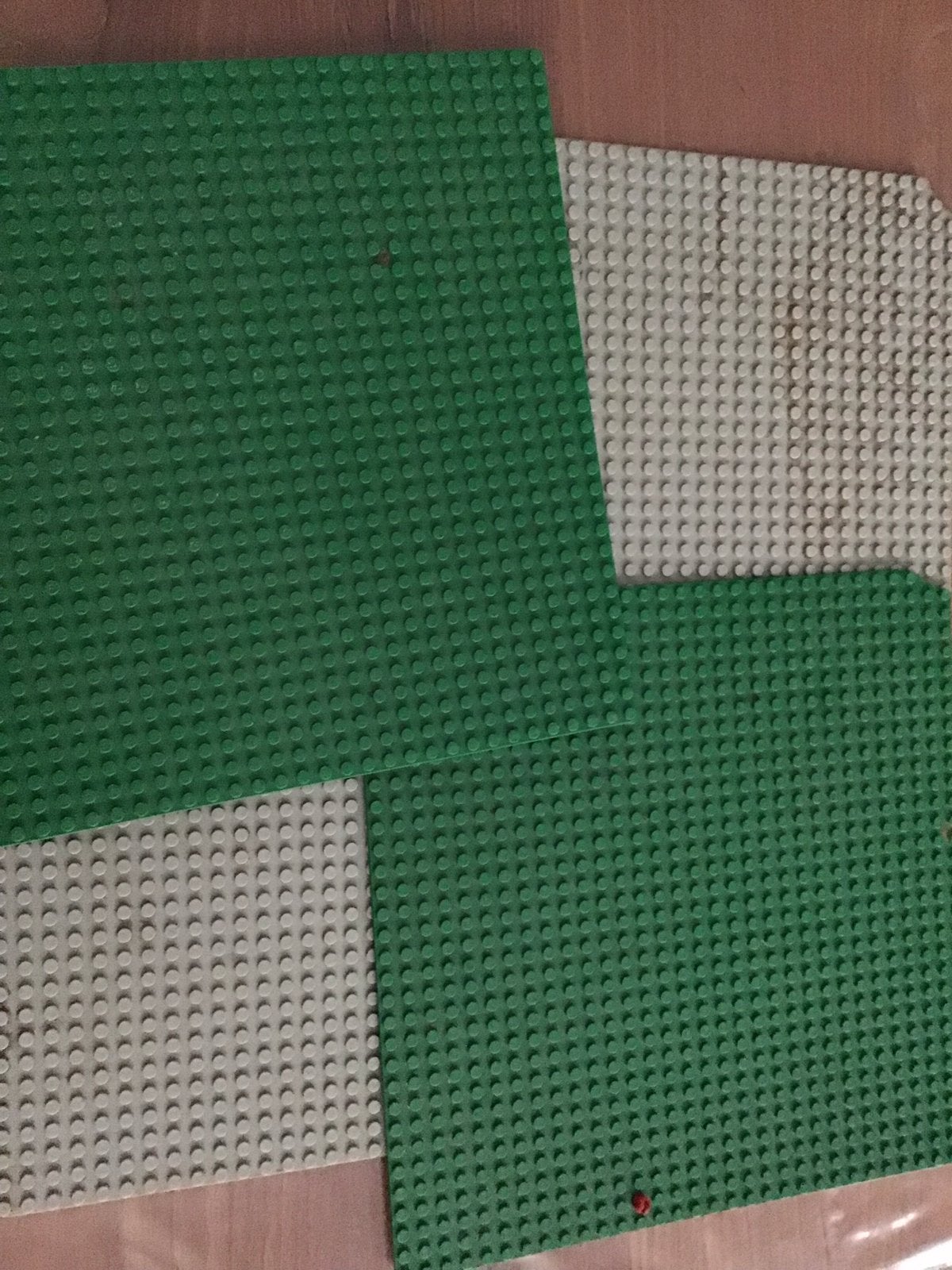 Lego bouwplaten - groen en weg, Ophalen of Verzenden, Gebruikt