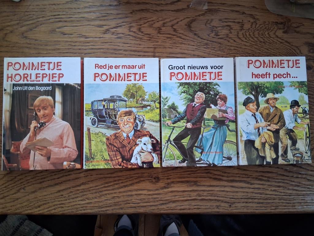 Pommetje Horlepiep 4 boeken, Boeken, Ophalen of Verzenden, Zo goed als nieuw, John uit den Boogaard, Non-fictie
