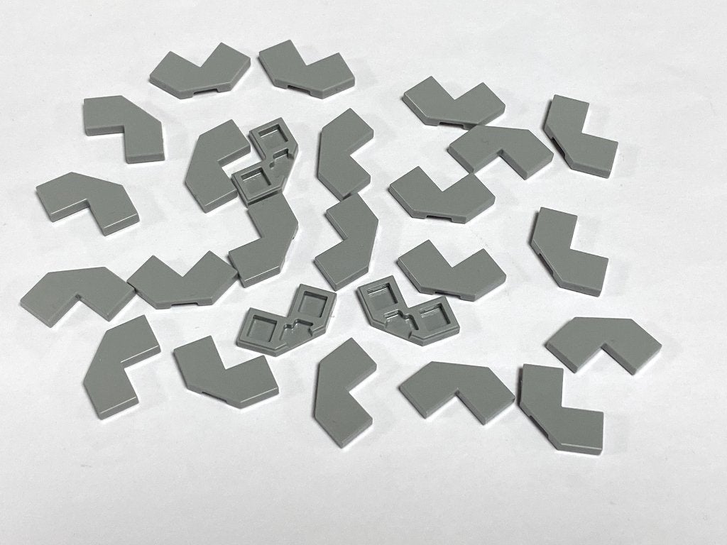 Partij 25x nieuwe 2x2 Lego facet tegels in diverse kleuren, Overige thema's, Lego, Nieuw, Ophalen of Verzenden