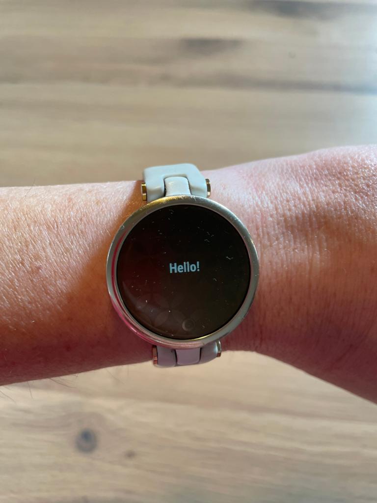 Garmin Lily smartwatch, Gebruikt, Snelheid, Wit, IOS