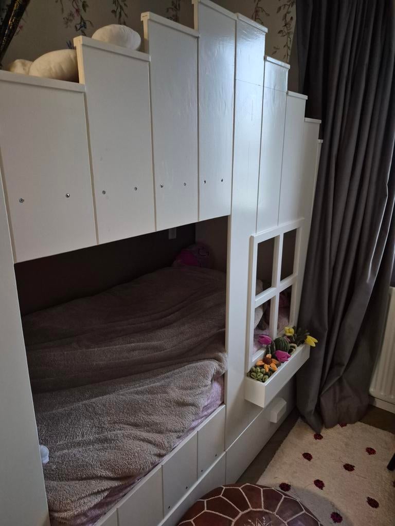 Leuke bedstee, Ophalen, Gebruikt, 90 cm, Eenpersoons