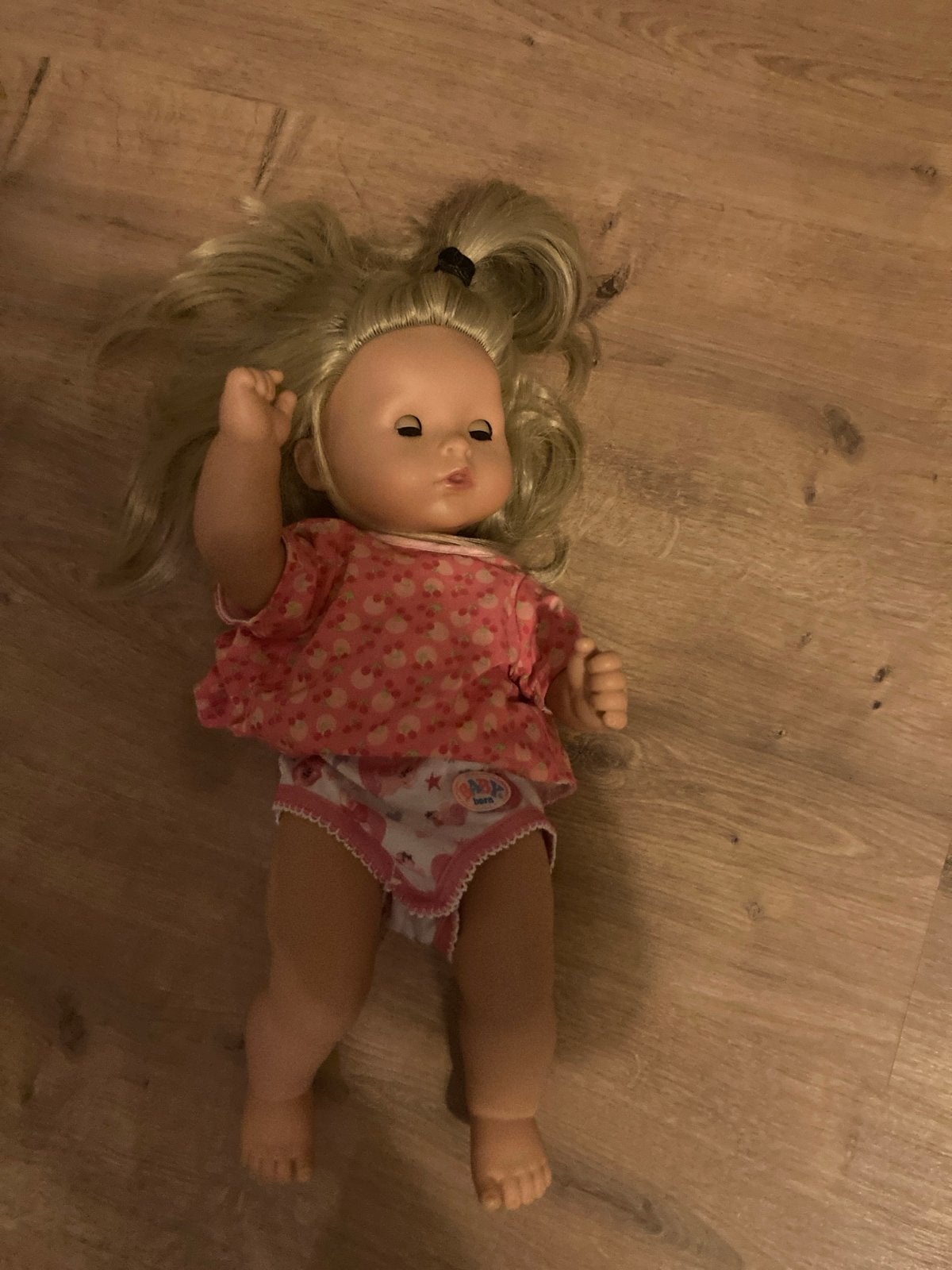Gotz pop met blond haar, Ophalen of Verzenden, Gebruikt, Overige typen