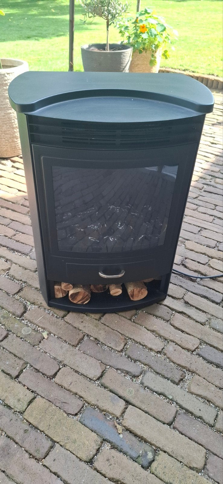 Klarstein Elektrische Haard - Sfeervol en Compact, Huis en Inrichting, Ophalen, Zo goed als nieuw, Vrijstaande haard, Elektrische haard