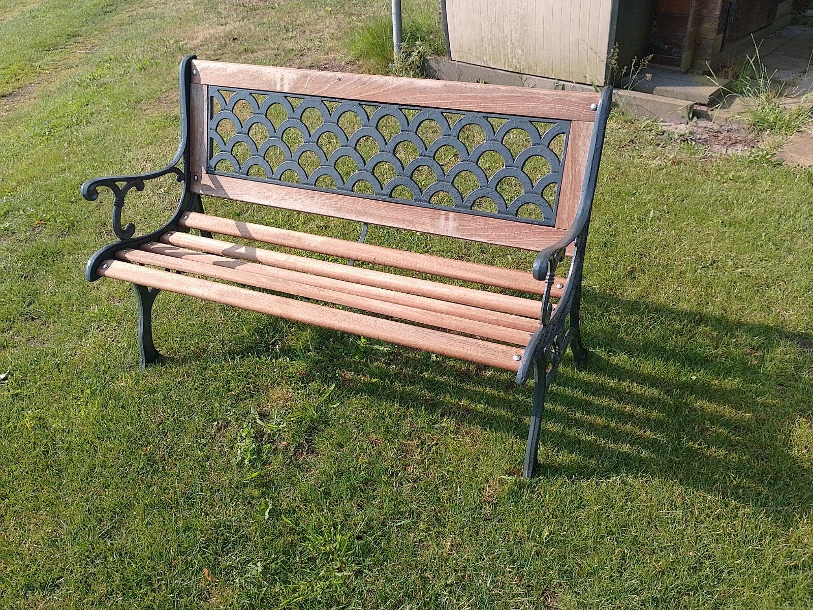 Tuinbank, Ophalen, Gebruikt, Hout