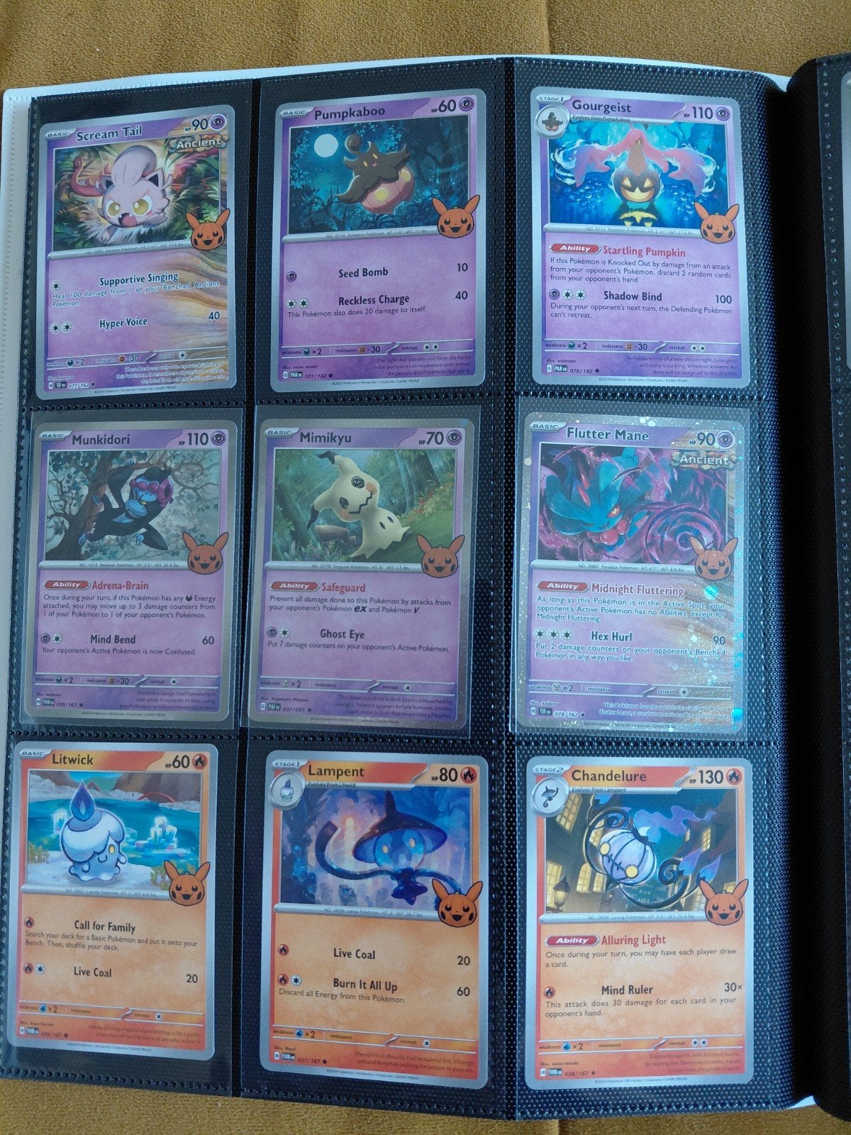 Pokémon kaarten collectie - Halloween, Ophalen of Verzenden, Zo goed als nieuw, Meerdere kaarten