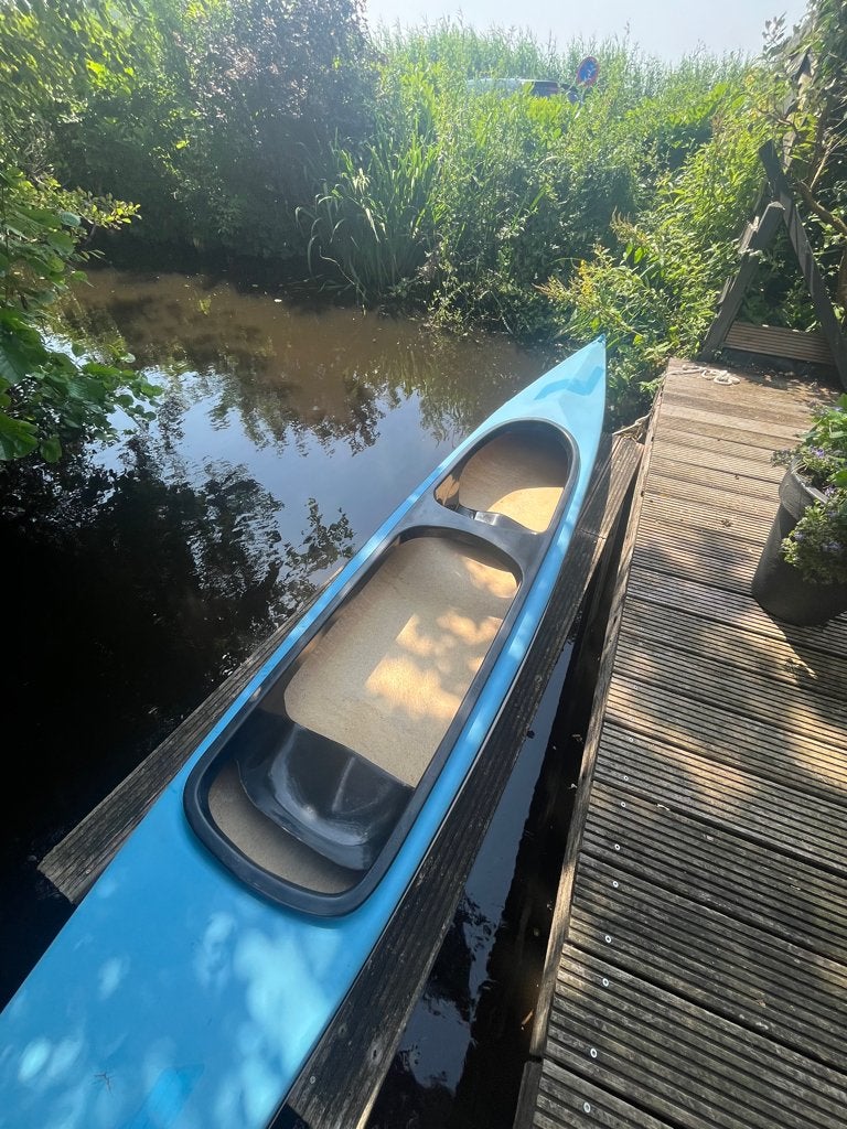 polyester 2 persoons kano, Watersport en Boten, Kano's, Ophalen, Gebruikt, Met peddels, Overige typen