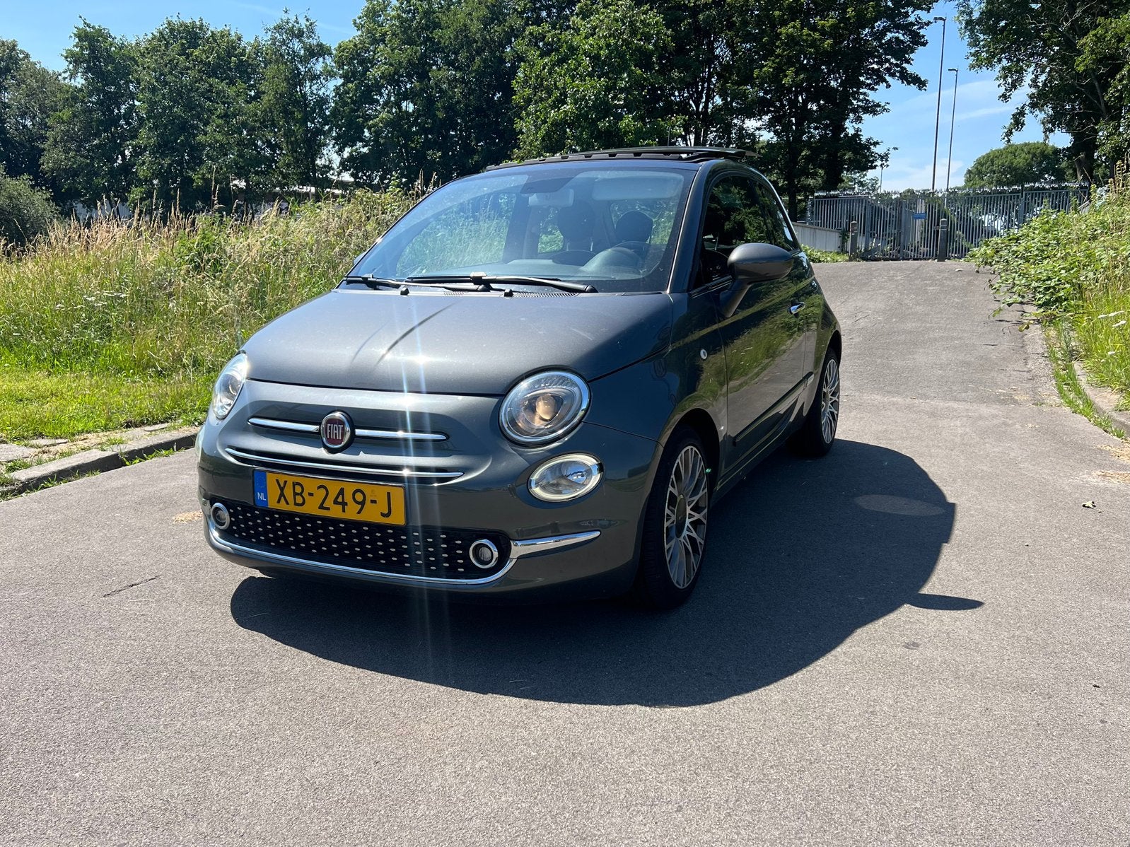 Fiat 500 Twinair Turbo Lounge, als nieuw., Auto's, Fiat, Voorwielaandrijving, Stof, 905 kg, Origineel Nederlands