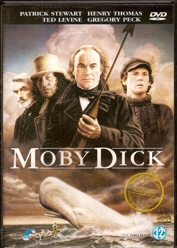 Moby Dick met o.a. Patrick Stewart, Gregory Peck, Alle leeftijden, Ophalen of Verzenden, Zo goed als nieuw, Actie en Avontuur