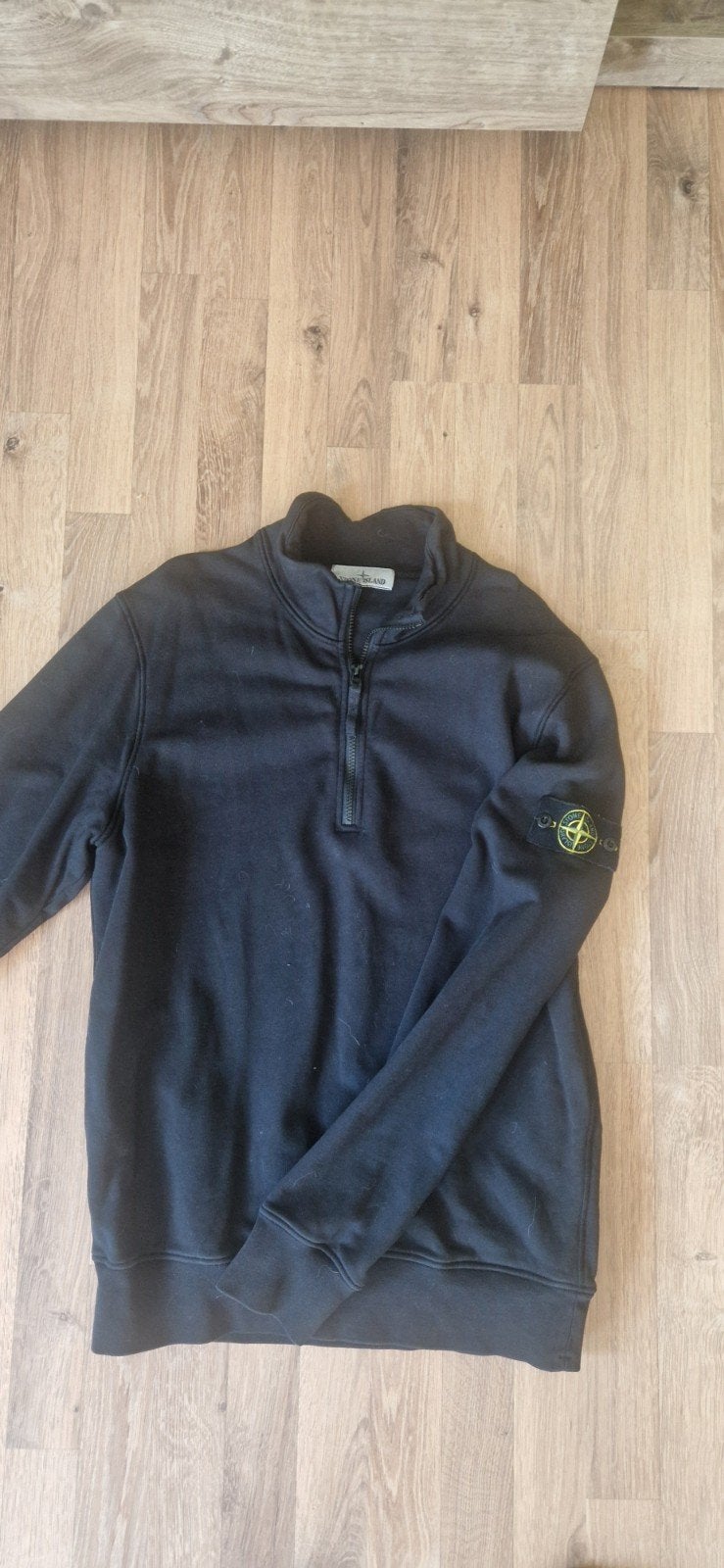 Stone Island trui met rits - L - Zwart, Maat 48/50 (M), Zwart, Ophalen of Verzenden, Stone Island