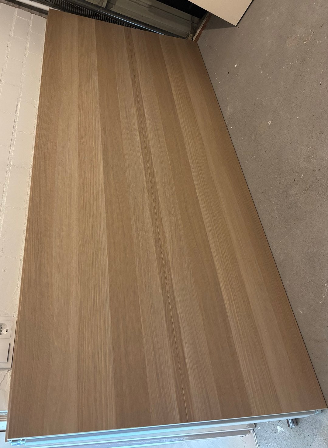 Ikea Haskvik (voor Ikea Pax) schuifdeuren - eiken 200x236, 200 cm of meer, Eikenhout, Ophalen of Verzenden, Zo goed als nieuw