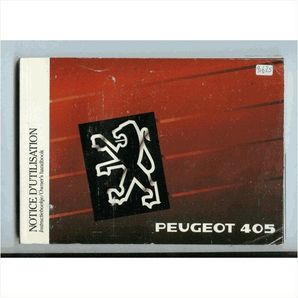 Peugeot 405 Instructieboekje 1989 #2 Nederlands Frans Engels, Auto diversen, Handleidingen en Instructieboekjes, Ophalen of Verzenden
