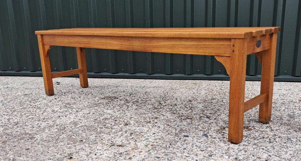 Teak & Garden teakhouten tuinbank 150 x 35 x 45(h) cm, Ophalen, Gebruikt, Tuilland 10, 3941 KE Doorn, Geenemailadresbekend@live.nl