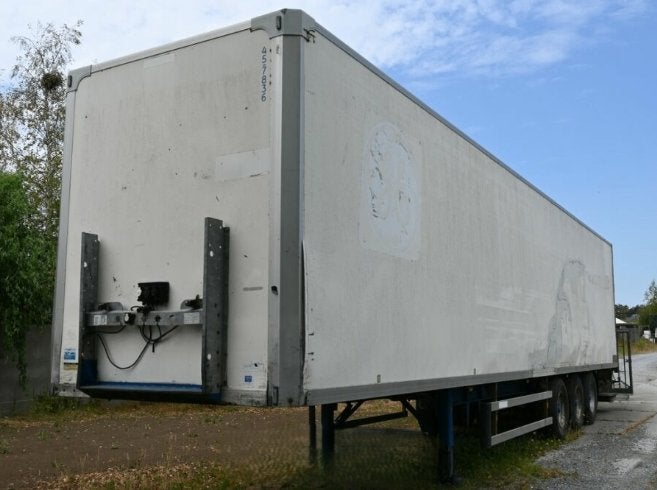 Groenewegen gesloten oplegger 2006 met laadklep 3 assen, Ophalen, Gebruikt, Overige merken, Ophanging en Onderstel