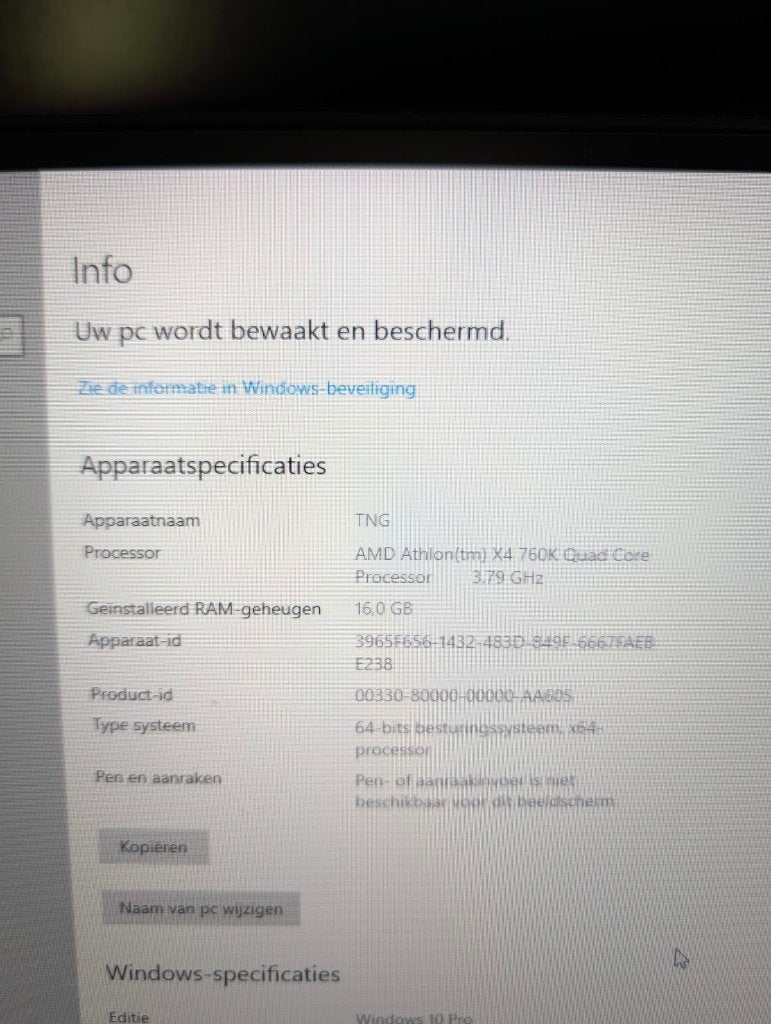 Te koop: Desktop PC (AMD X4 760K / GeForce GT 710), Gebruikt, Zelf gebouwde pc, HDD, Met videokaart