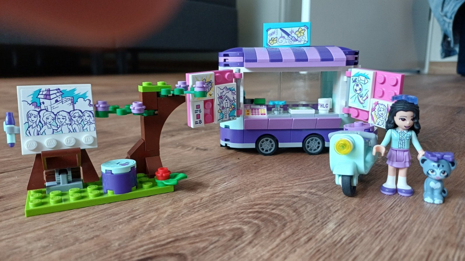 LEGO Friends Emma's Kunstkraam (41332) compleet, Ophalen of Verzenden, Zo goed als nieuw