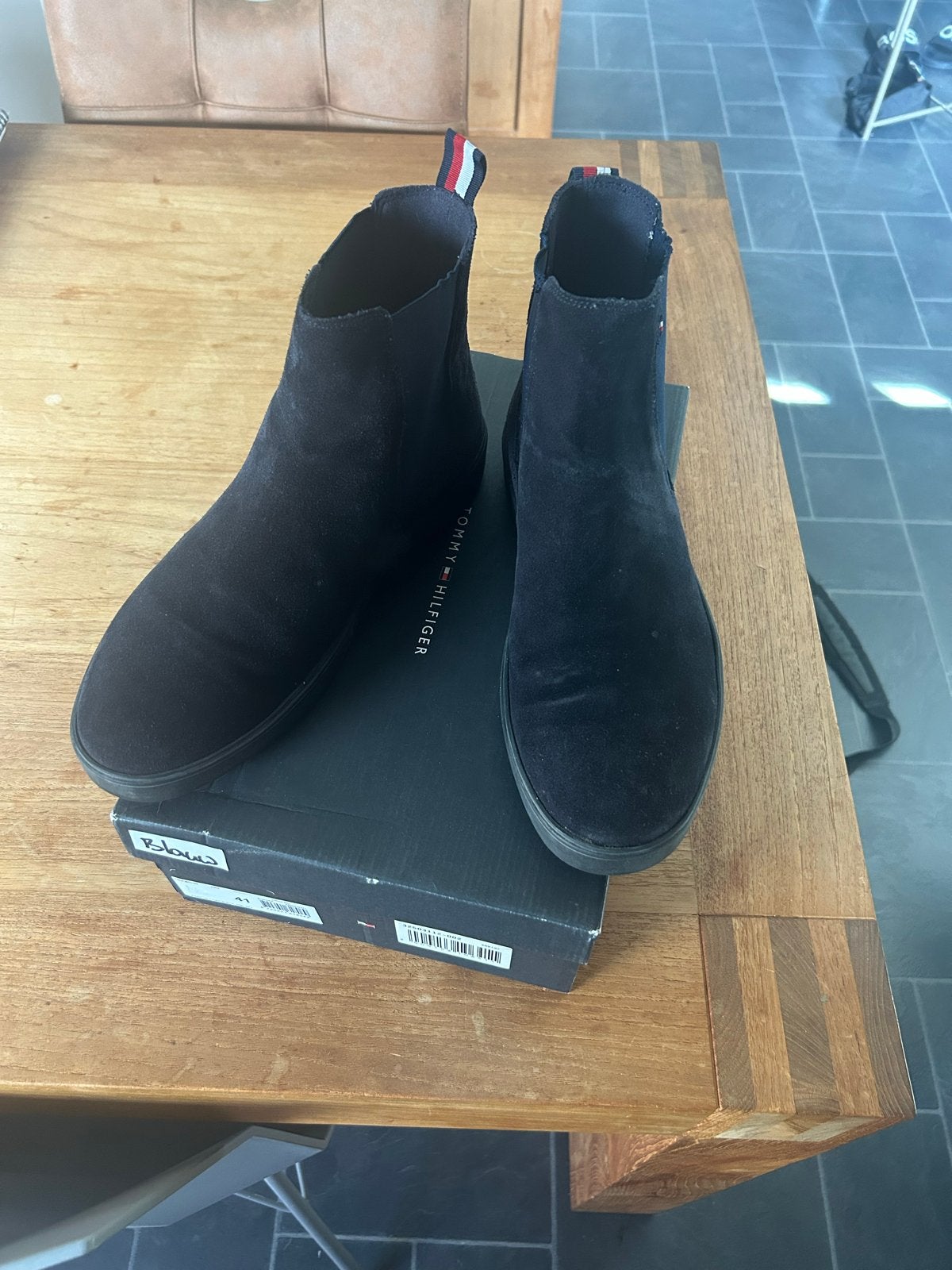 Tommy Hilfiger Chelsea boots - Maat 41, Blauw, Boots, Ophalen of Verzenden, Gedragen