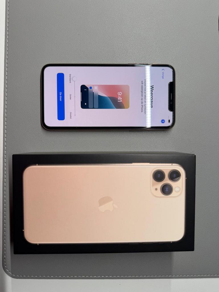 iPhone 11 Pro Max 256 GB Goud - Zo goed als nieuw, Telecommunicatie, Mobiele telefoons | Apple iPhone, 256 GB, IPhone 11 Pro Max