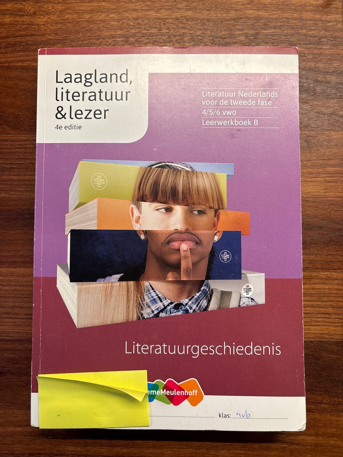 Laagland literatuur & lezer 4e editie VWO Leerwerkboek B, Boeken, Ophalen of Verzenden, Gelezen, VWO, Nederlands