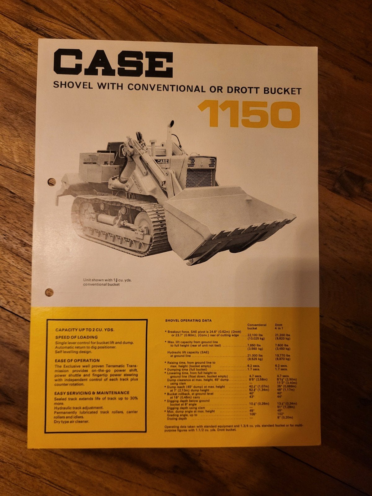 tractor folder Case 1150 shovel, Ophalen of Verzenden