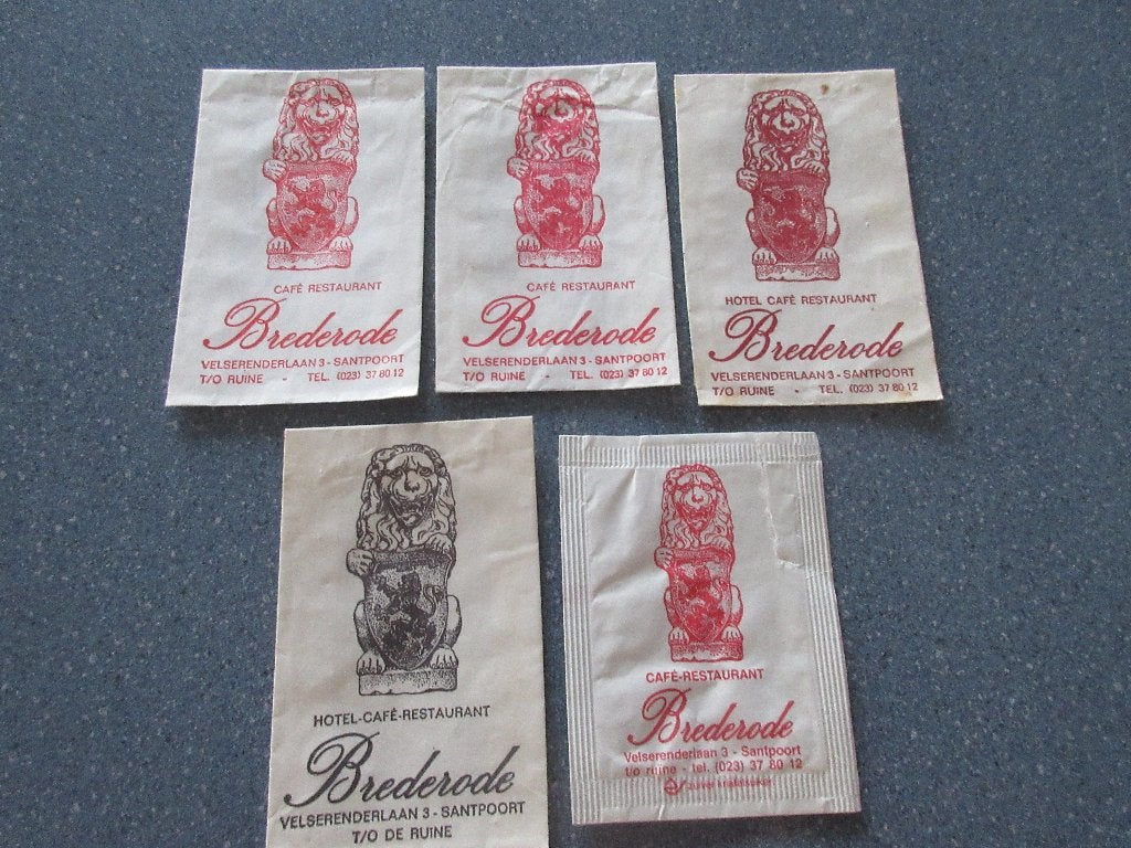 5 x Santpoort, hotel-café-rest. Brederode, Verzenden, Nederland
