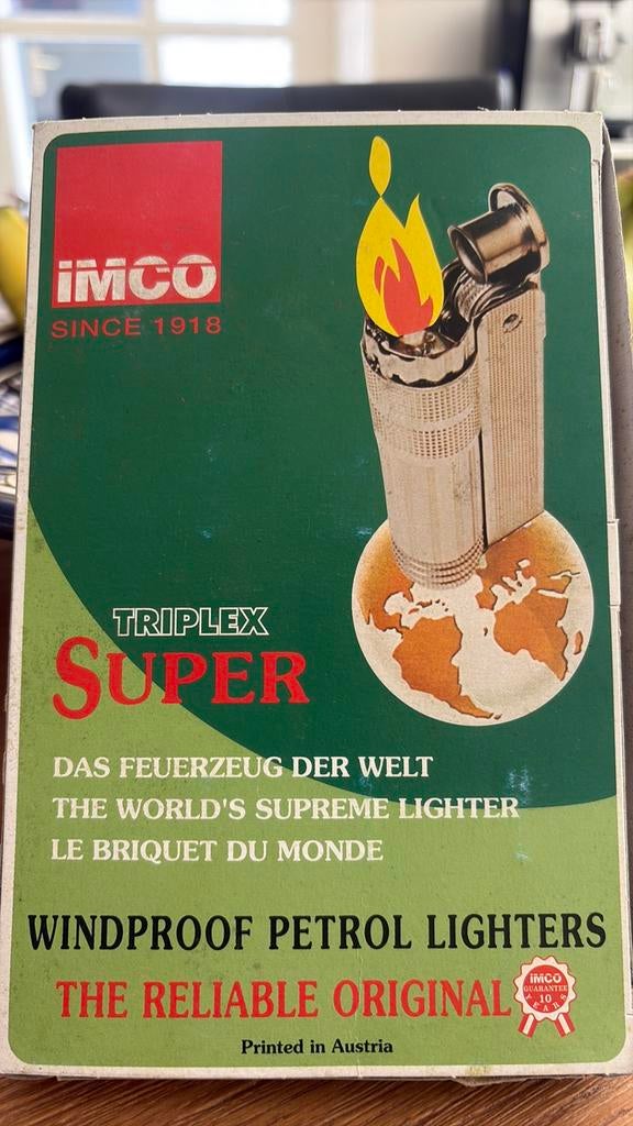IMCO Triplex Super 6700 NIEUW in doos, Ophalen of Verzenden, Nieuw, Aansteker