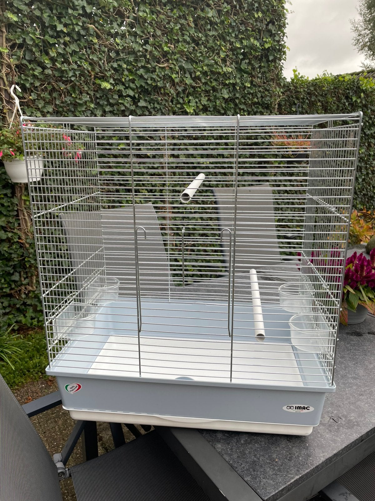 Imac vogelkooi, Dieren en Toebehoren, Ophalen, Zo goed als nieuw, Metaal, Vogelkooi