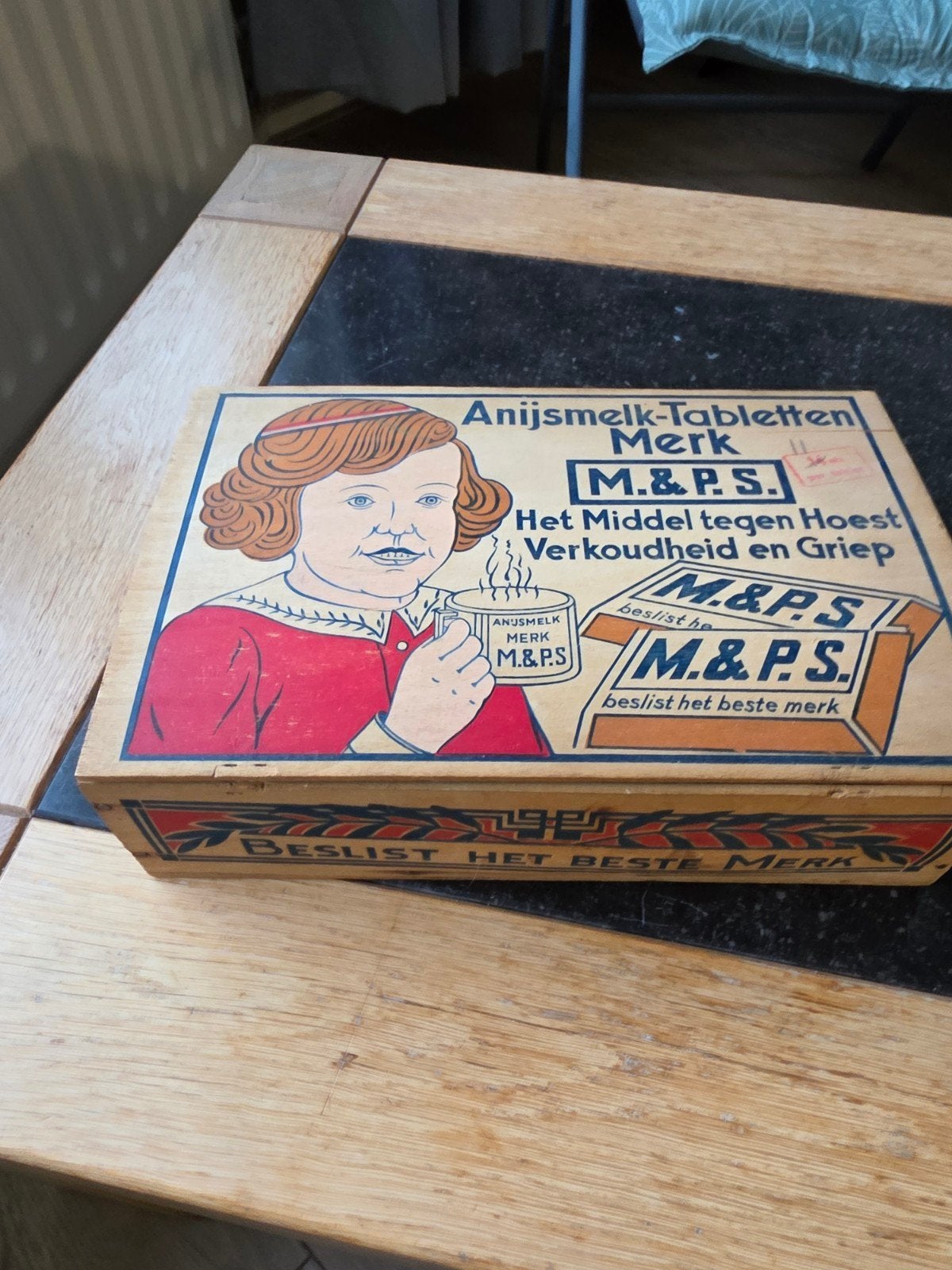 anijsmelk tabletten kistje, Verzamelen, Ophalen of Verzenden, Overige