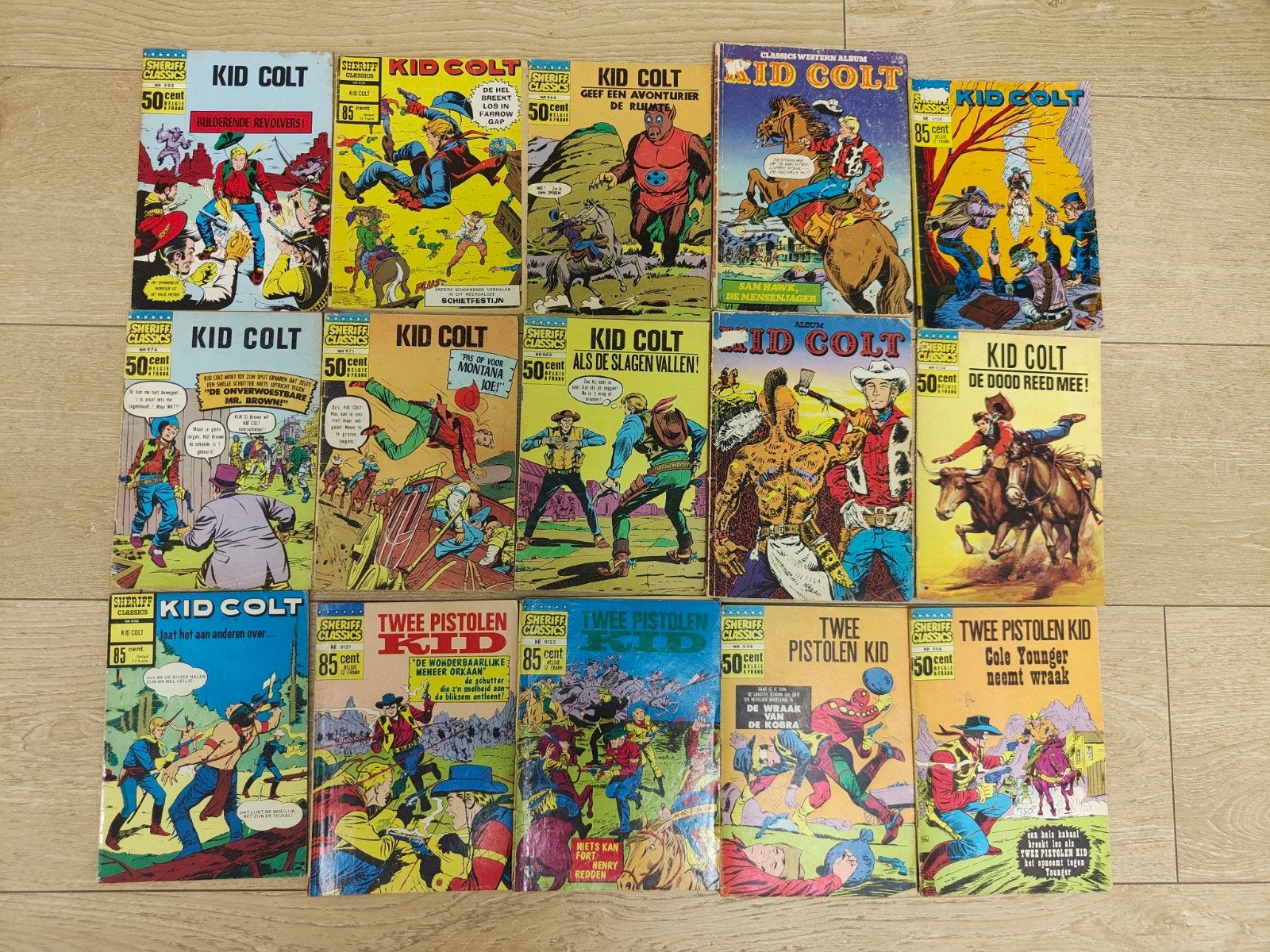 59 Western Comics - Kid Colt - Rawhide Kid en meer., Meerdere comics, Ophalen of Verzenden, Gelezen, Amerika