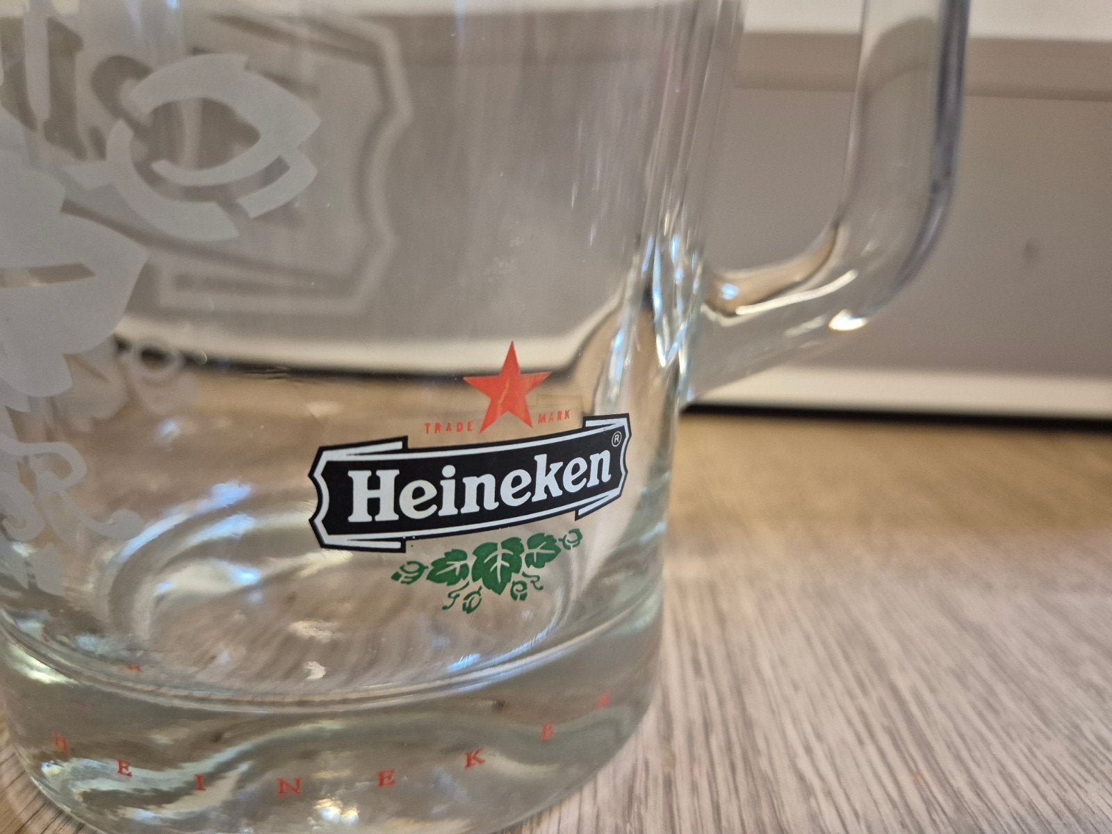 Heineken glazen pitcher, Verzamelen, Biermerken, Ophalen of Verzenden
