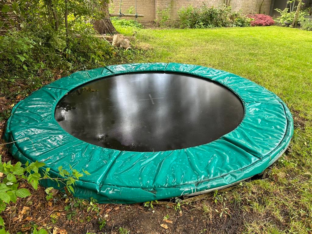 Elfje (Berg) trampoline 300cm, Ophalen, Zo goed als nieuw