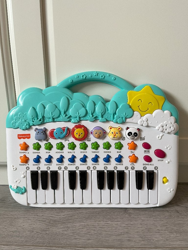 Fisher-Price Dierenpiano, Ophalen of Verzenden, Zo goed als nieuw, Overige typen, Met geluid