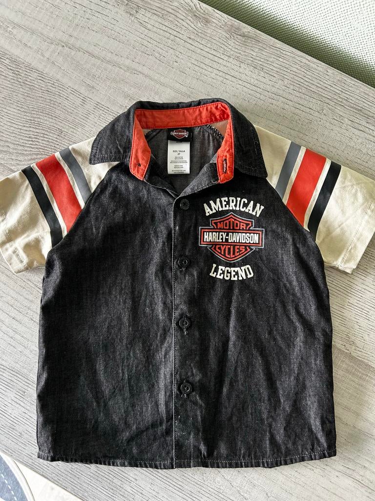 Harley-Davidson Kinderoverhemd - Stoer & Comfortabel, Ophalen of Verzenden, Zo goed als nieuw, Jongen