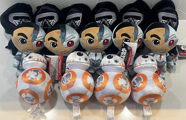 15x Funko Star Wars & DC Plush set doorverkoop / Koningsdag, Verzenden, Zo goed als nieuw, Actiefiguur of Pop