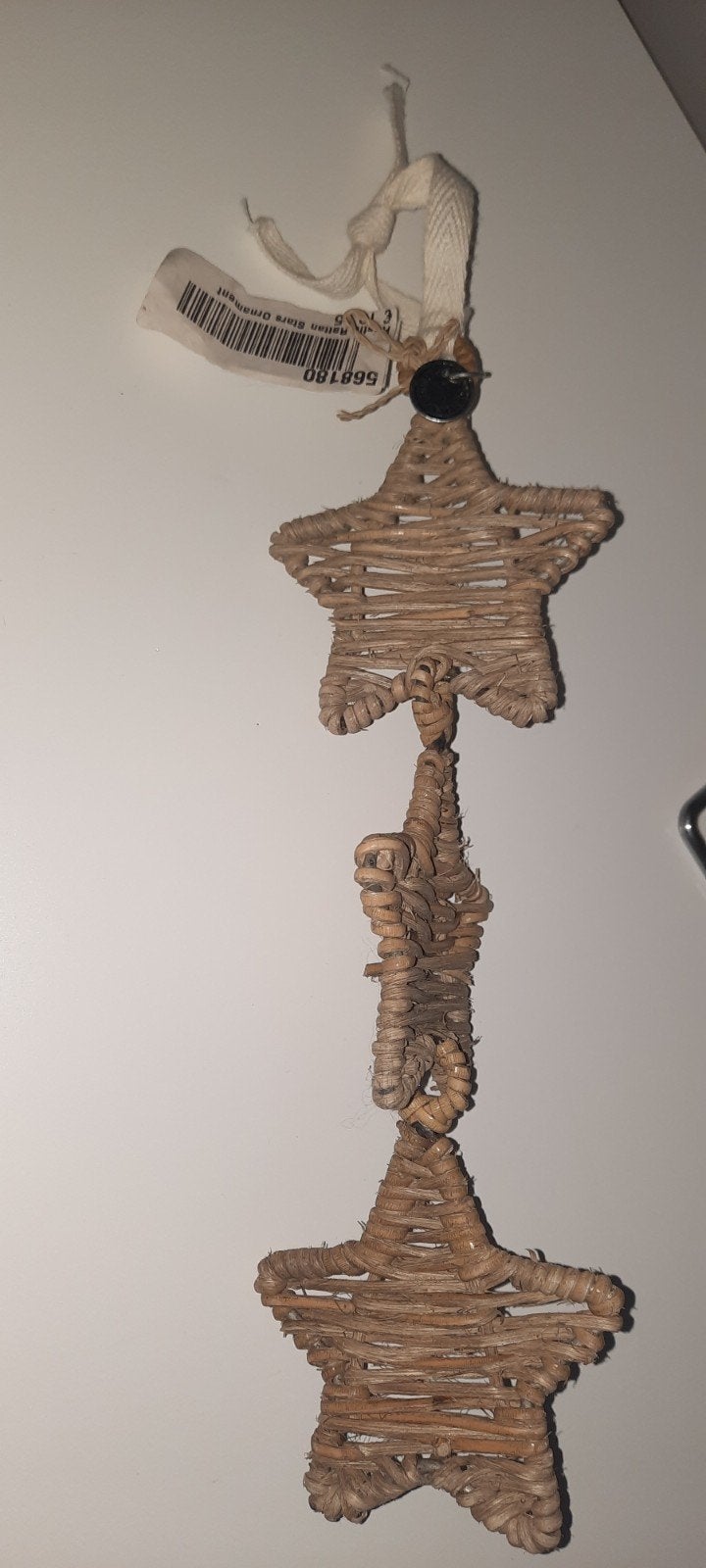 riviera maison rattan stars ornament, Huis en Inrichting, Ophalen of Verzenden, Nieuw