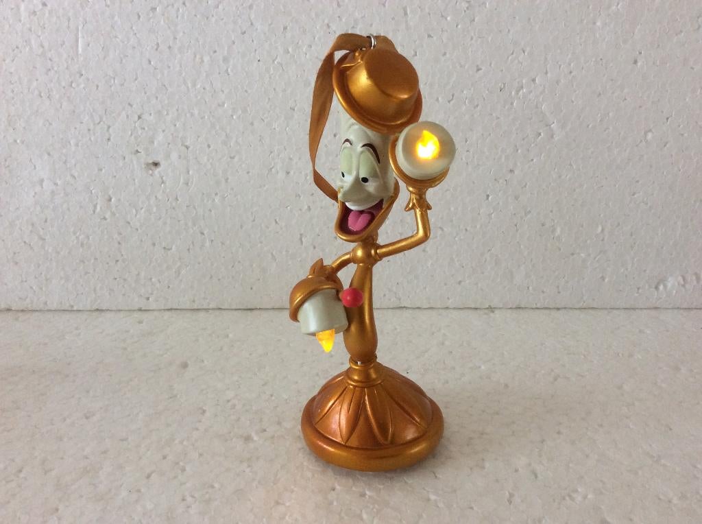 Disney sketchbook ornament : lumière ( Belle en het Beest ), Verzamelen, Disney, Ophalen of Verzenden, Assepoester of Belle, Zo goed als nieuw