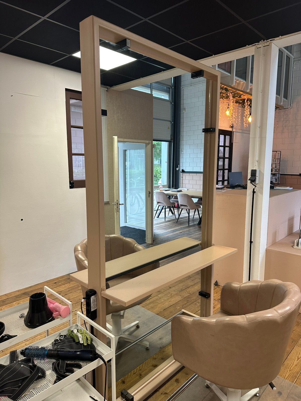 2 grote spiegels, Huis en Inrichting, Woonaccessoires | Spiegels, Zo goed als nieuw, 125 cm of meer, 200 cm of meer, Rechthoekig