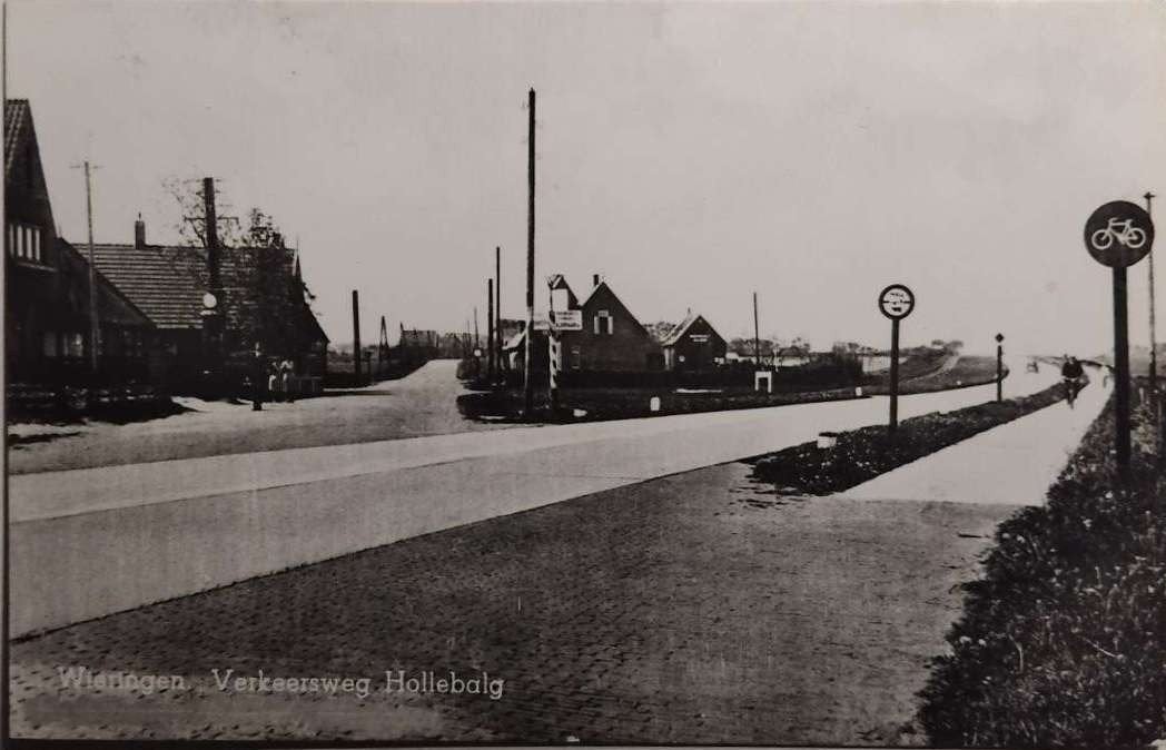 Wieringen 1936 - Verkeersweg Hollebalg - Uitg. J. Timmerman, Ophalen of Verzenden, 1920 tot 1940, Gelopen, Noord-Holland