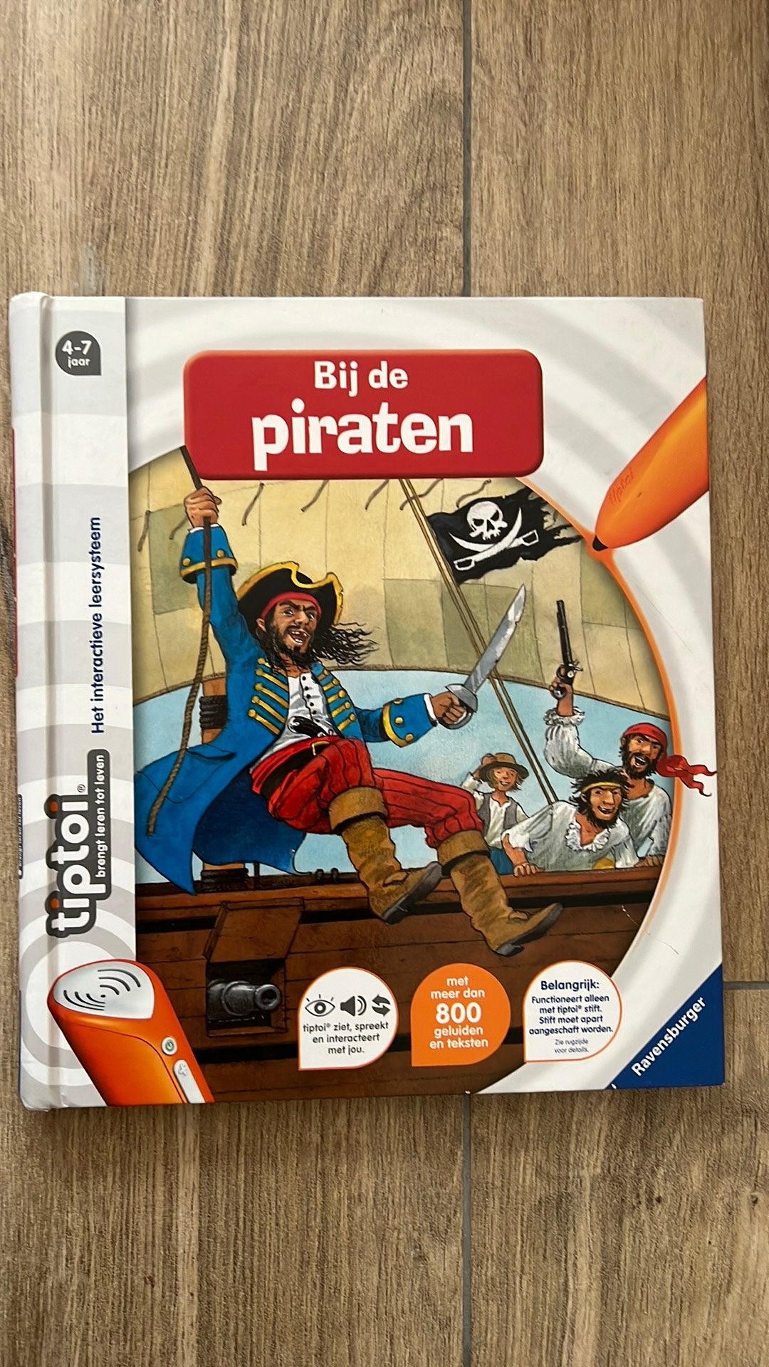 Tiptoi boek Bij de piraten, Ophalen of Verzenden, Zo goed als nieuw
