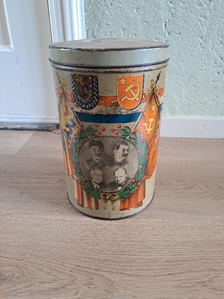 Bevrijdingsbus de 4 Grootmachten Topstaat!, Verzamelen, Ophalen of Verzenden, Landmacht, Nederland, Kunstobject
