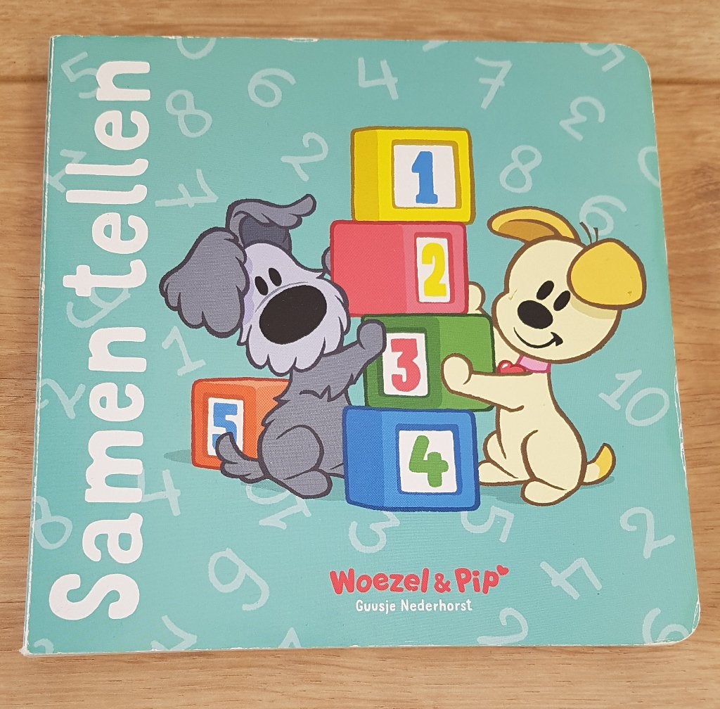Samen Tellen. Woezel & Pip., Ophalen of Verzenden, Zo goed als nieuw, Fictie algemeen
